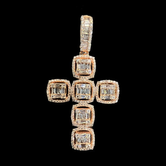 Men's Fancy Diamond Cross