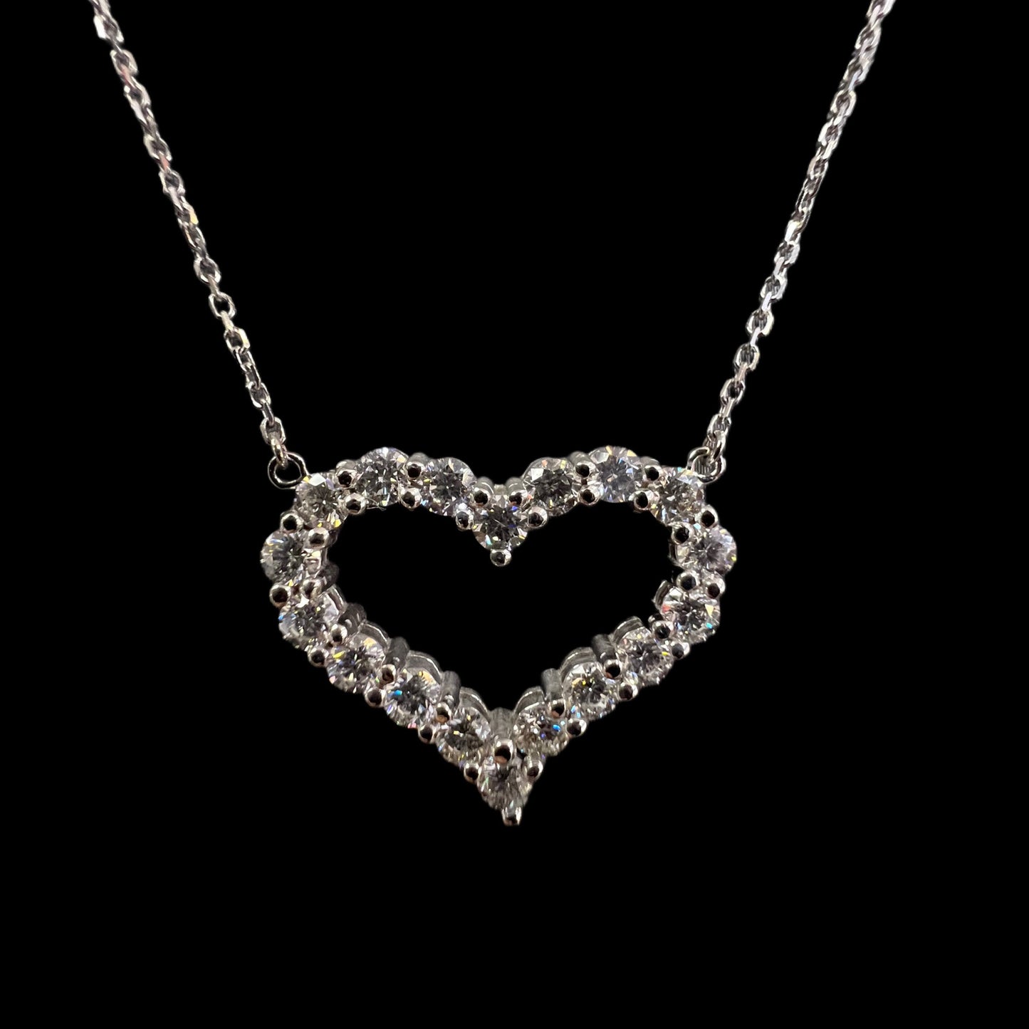 Diamond Heart Shaped Pendant