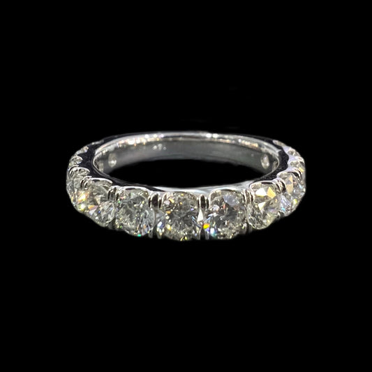 Prong Set Wedding Band