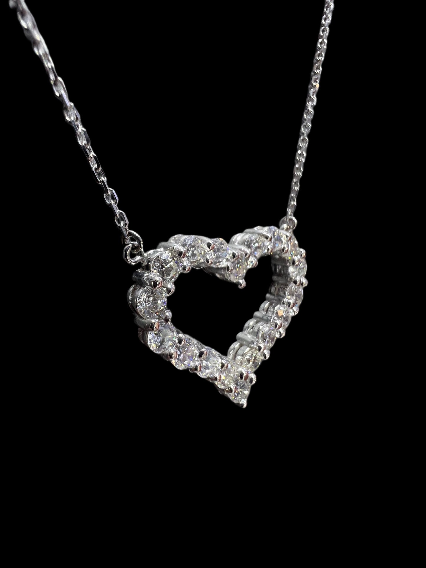 Diamond Heart Shaped Pendant