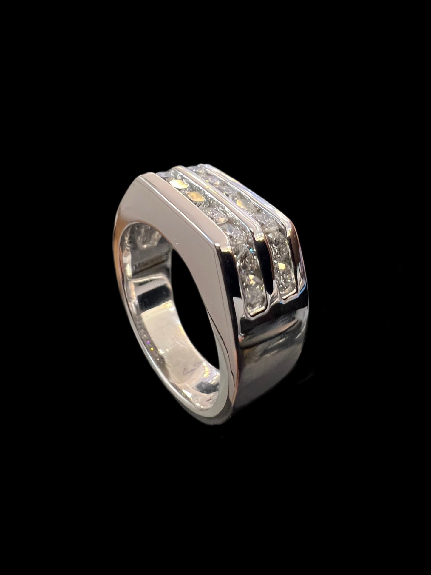 Two Row Diamond Ring