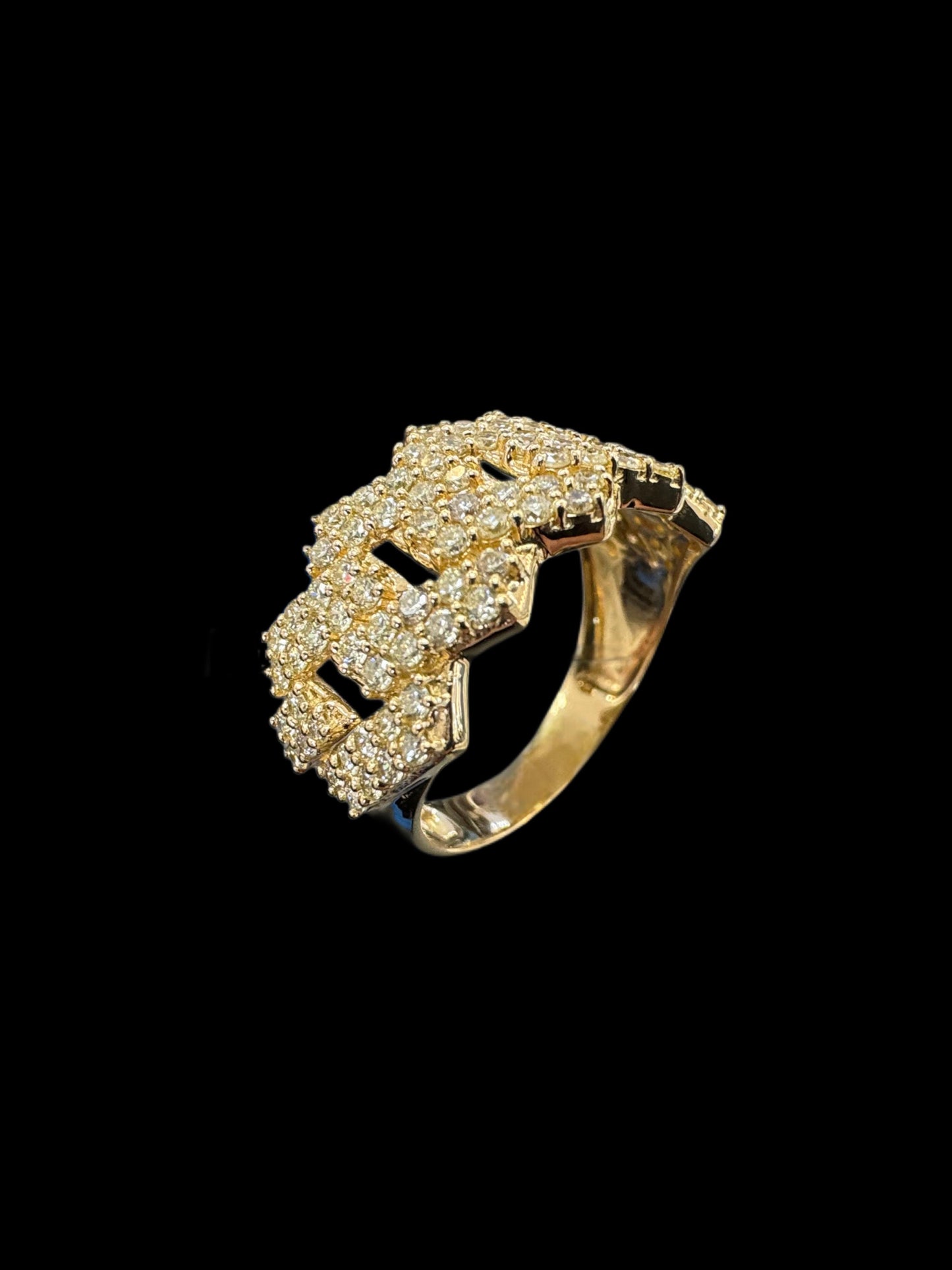 Diamond Miami Cuban Ring