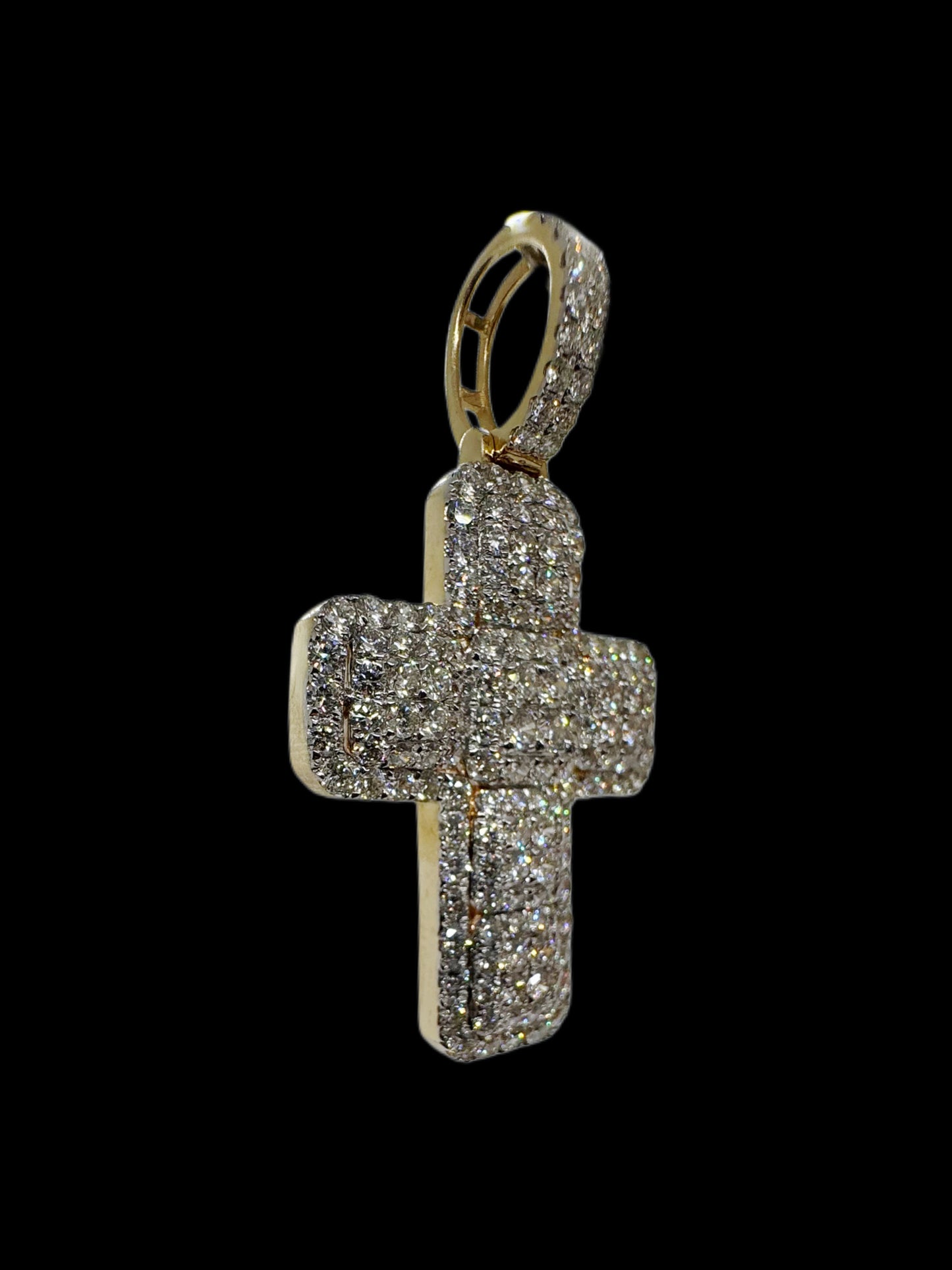 Micro Pave Diamond Cross