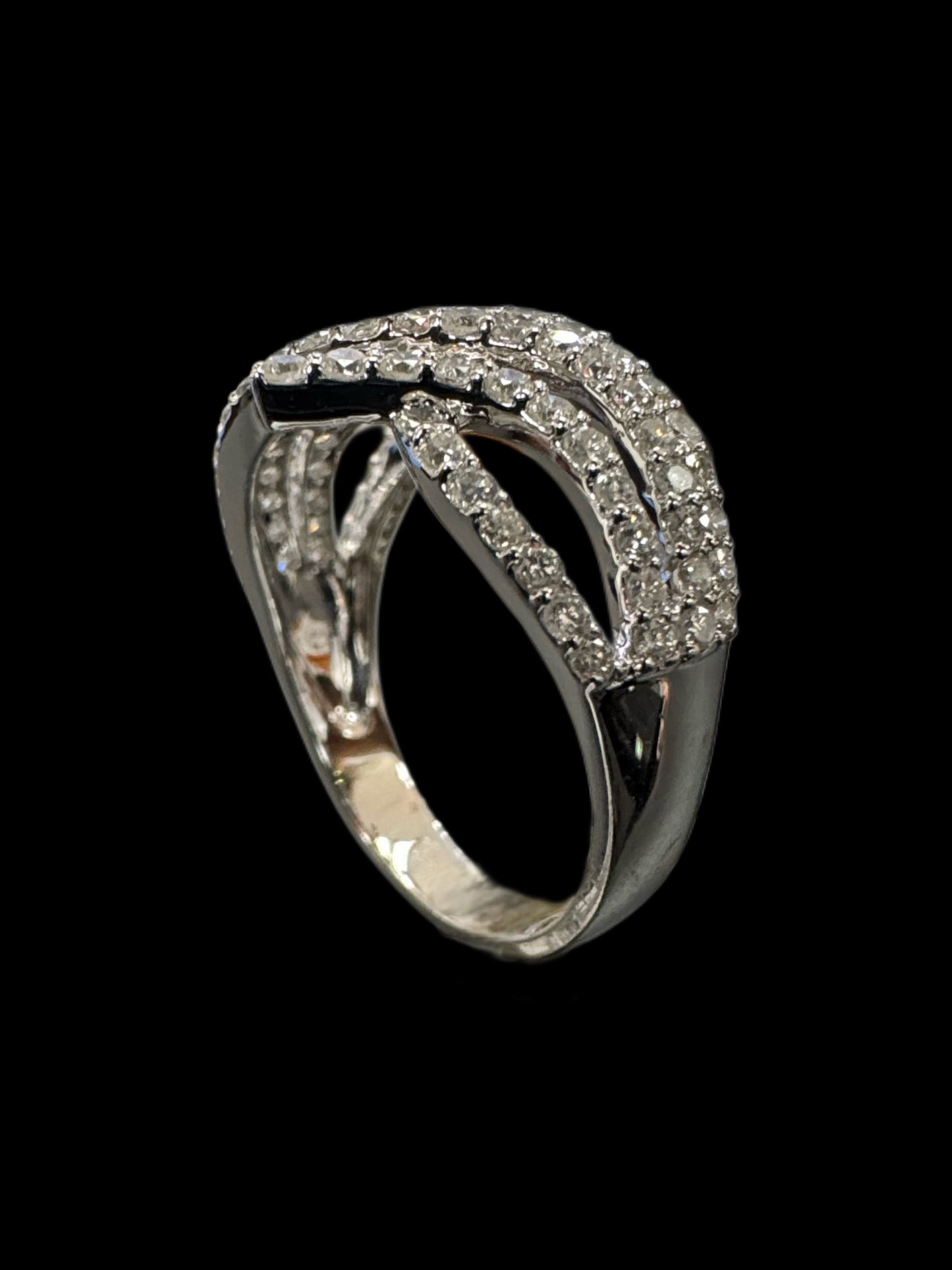 Infinity Twist Diamond Ring