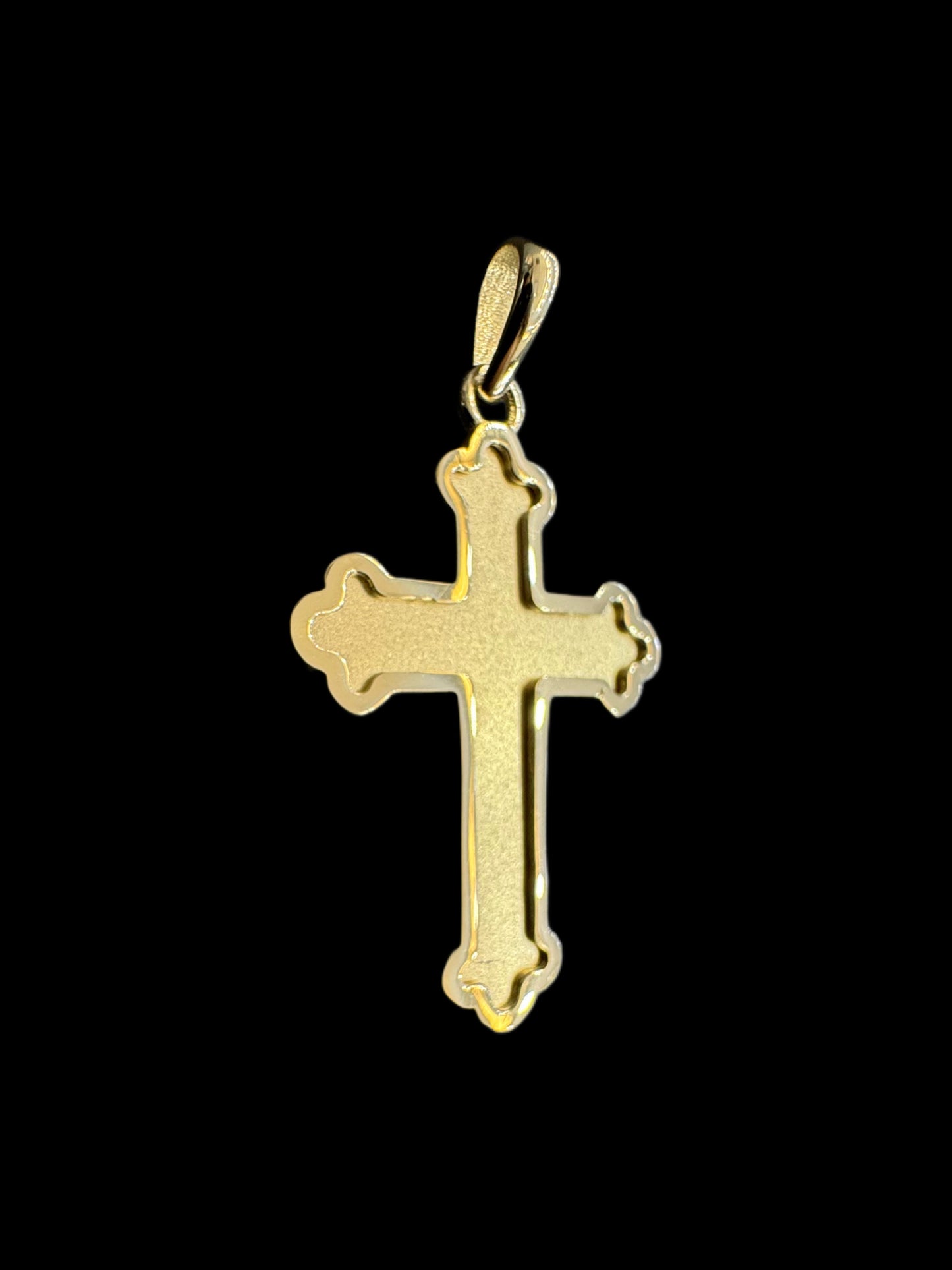 Solid Gold Simple Cross