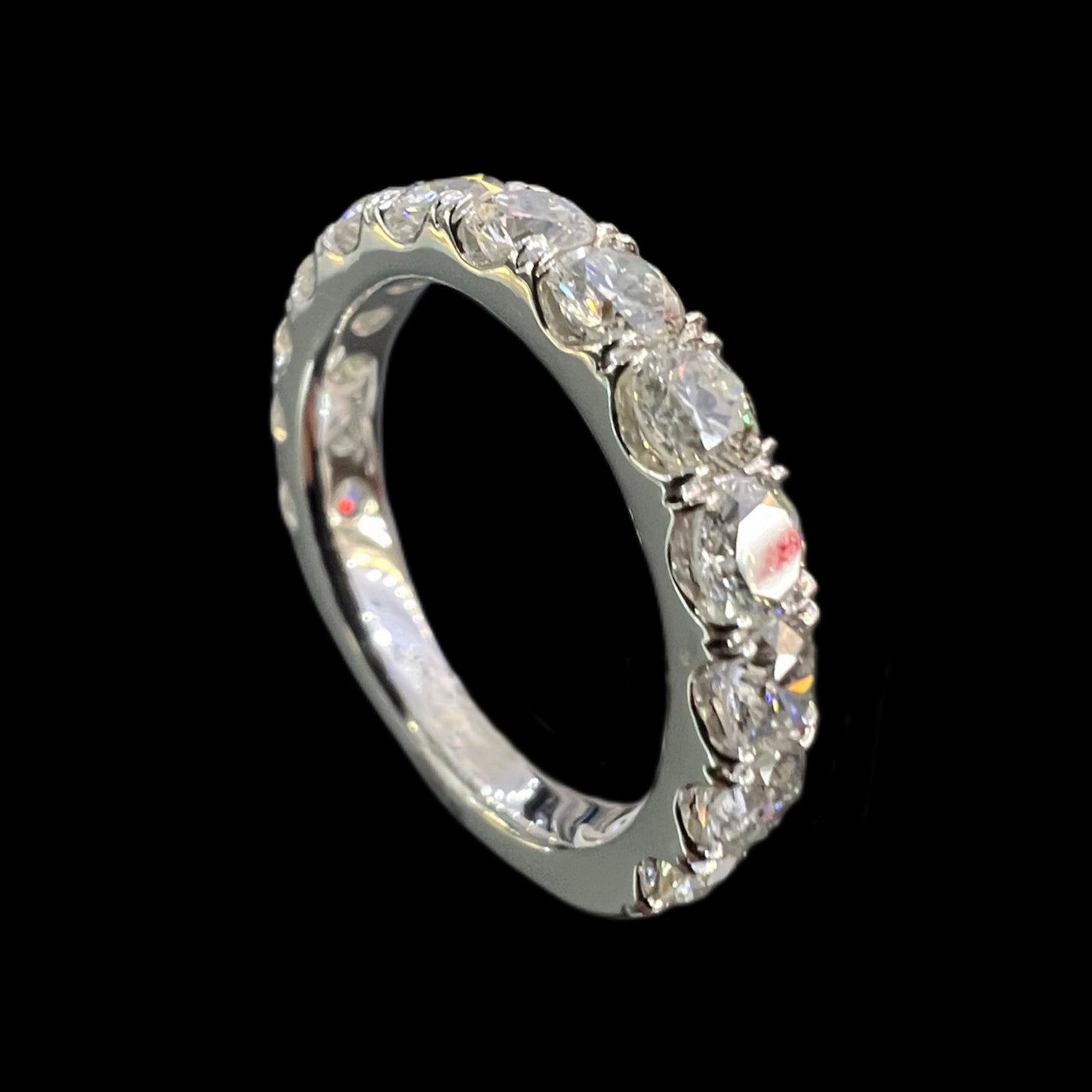 Prong Set Wedding Band