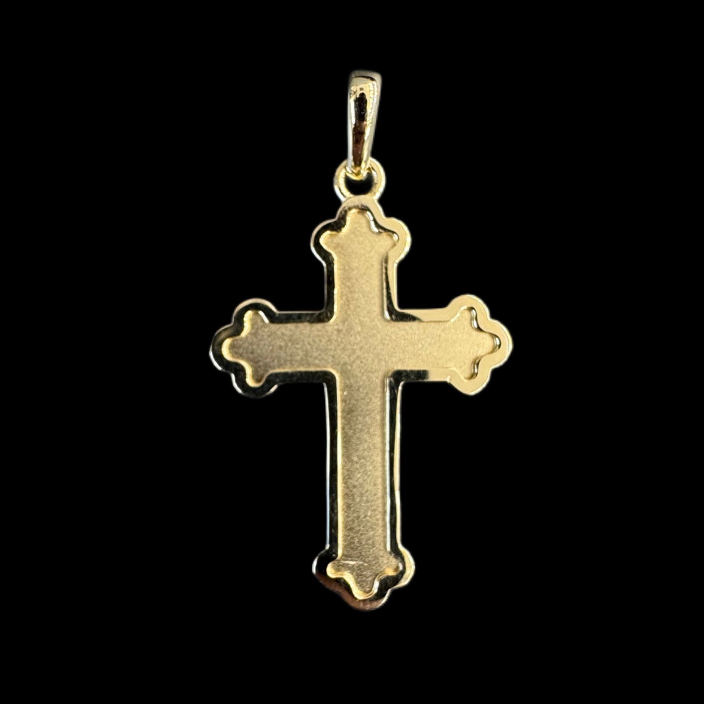 Solid Gold Simple Cross