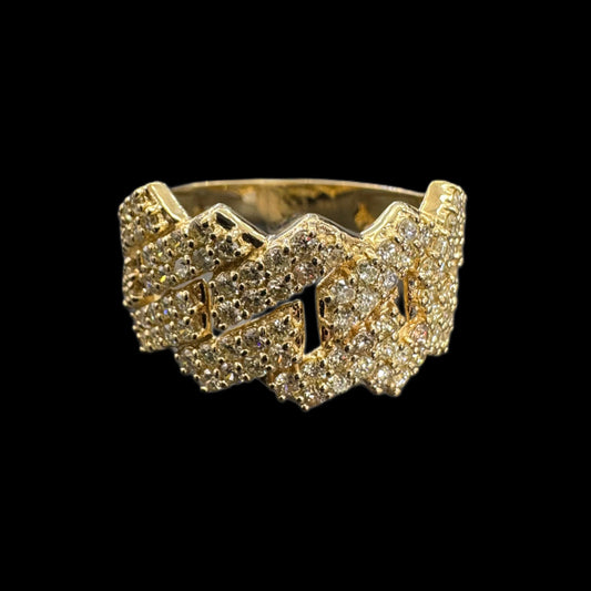 Diamond Miami Cuban Ring