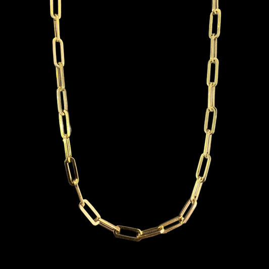 Paper Clip Style Necklace
