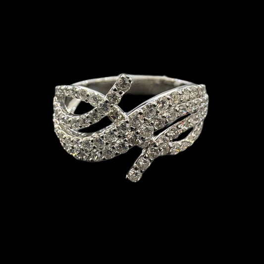 Infinity Twist Diamond Ring