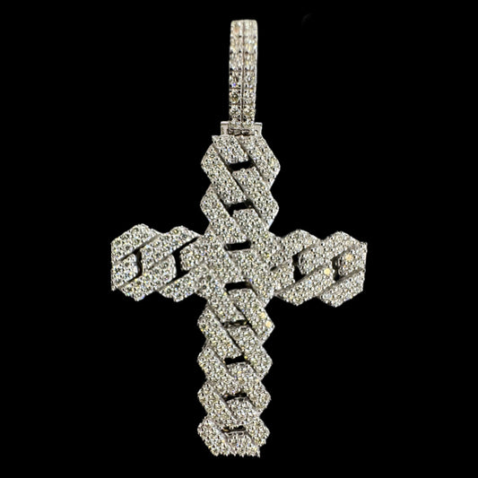 Diamond Miami Cuban Style Cross