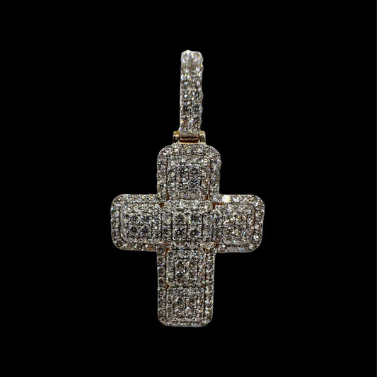Micro Pave Diamond Cross
