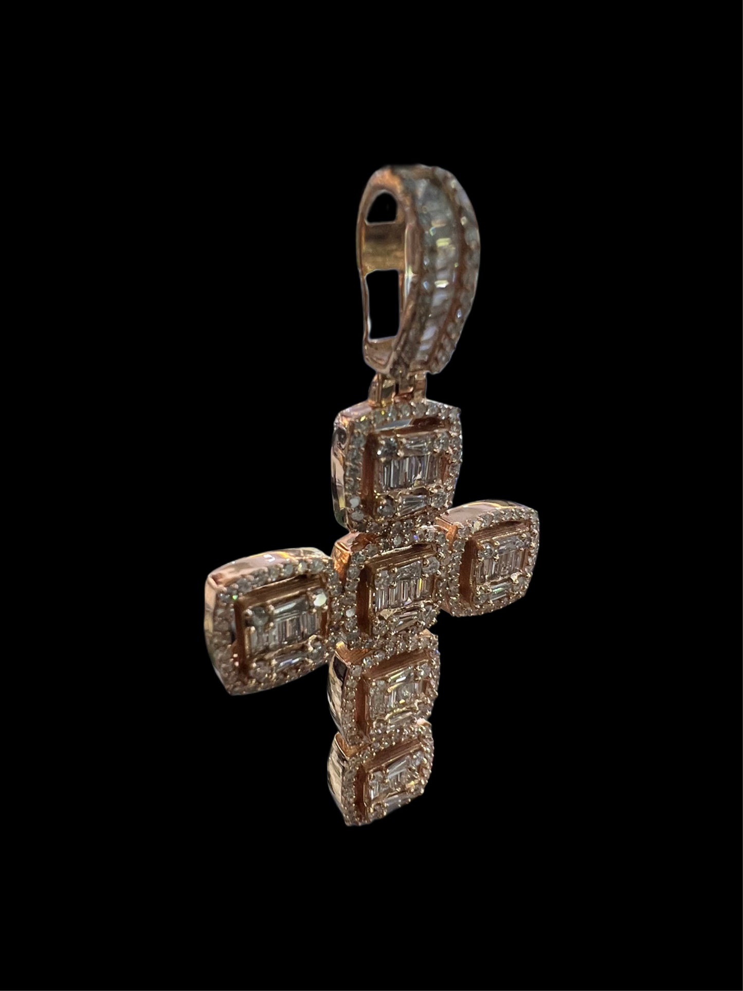 Men's Fancy Diamond Cross